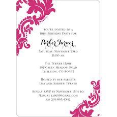 Damask Invitations