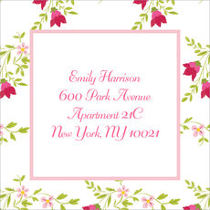 Camryn Floral Address Labels