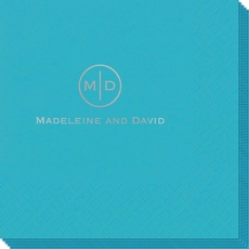 Circle Initials Napkins