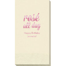 Rosé All Day Guest Towels