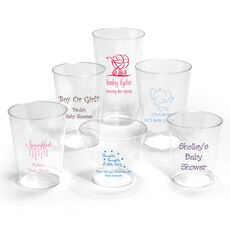 Design Your Own Baby Shower Clear Plastic Cups