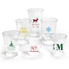 Design Your Own Christmas Clear Plastic Cups