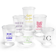 Design Your Own New Year's Eve Clear Plastic Cups