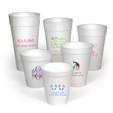 Design Your Own Baby Shower Styrofoam Cups