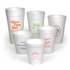 Design Your Own Birthday Styrofoam Cups