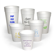 Design Your Own New Year's Eve Celebration Styrofoam Cups