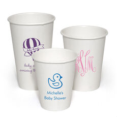 Design Your Own Baby Shower Paper Coffee Cups