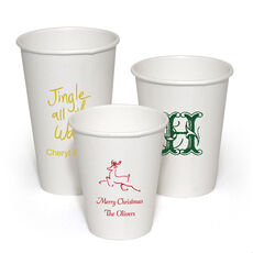 Design Your Own Christmas Paper Coffee Cups