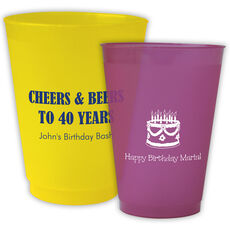 Design Your Own Birthday Colored Shatterproof Cups