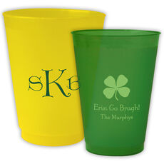 Design Your Own St. Patrick's Day Colored Shatterproof Cups