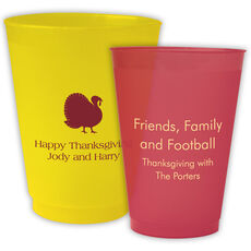 Design Your Own Thanksgiving Colored Shatterproof Cups