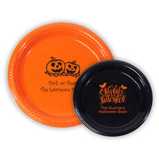 Design Your Own Halloween Plastic Plates for Halloween