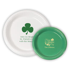Design Your Own St. Patrick's Day Plastic Plates