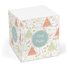 Teepee Sticky Memo Cube