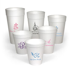 Design Your Own Christian Celebration Styrofoam Cups
