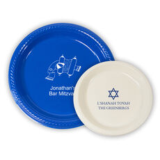 Design Your Own Jewish Celebration Plastic Plates