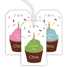 Cupcake Hanging Gift Tags