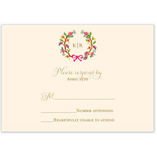 Flowery Wreath Response Cards
