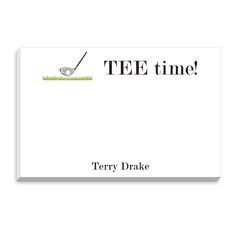 Tee Time Wide Notepads