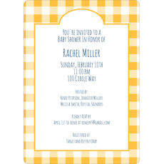 Gingham Invitations