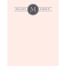Round About Pink Flat Note Cards