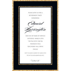 Sparkle Border Invitations