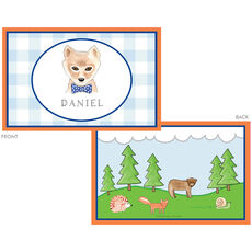 Woodsy Fox Laminated Placemat