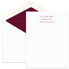 Classic Letter Sheets (6.25 in. x 9.25 in.) - Raised Ink