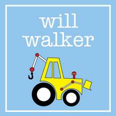 Yellow Tractor Enclosure Cards