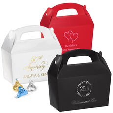 Design Your Own Anniversary Gable Favor Boxes