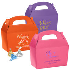 Design Your Own Birthday Gable Favor Boxes