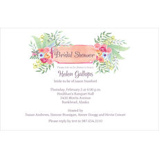 Fresh Floral Bouquet Invitations