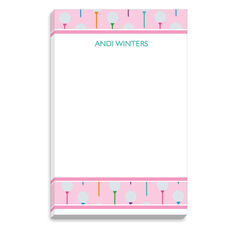 Pink Golf Balls Notepad