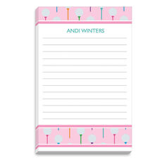 Pink Golf Balls Notepad