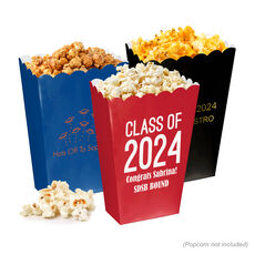 Design Your Own Graduation Mini Popcorn Boxes