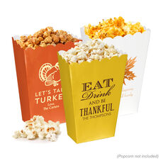 Design Your Own Thanksgiving Mini Popcorn Boxes