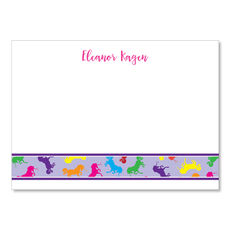 Unicorns Flat Note Cards