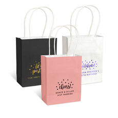 Personalized Confetti Dot Mini Twisted Handled Bags