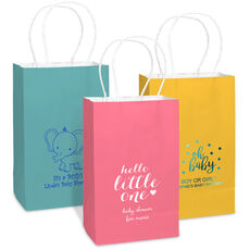 Design Your Own Baby Shower Medium Twisted Handled Bags