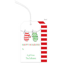 Warm Woolen Mittens Hanging Gift Tags