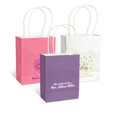 Design Your Own Bridal Shower Mini Twisted Handled Bags