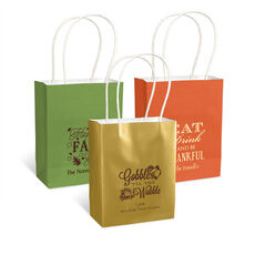 Design Your Own Thanksgiving Mini Twisted Handled Bags