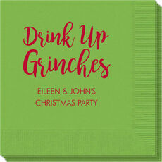 Drink Up Grinches Napkins