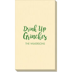 Drink Up Grinches Linen Like Guest Towels