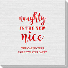 Naughty Is The New Nice Linen Like Napkins