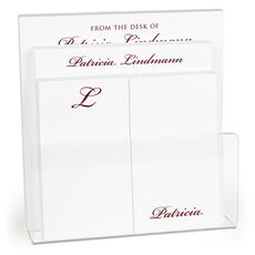 Elegant Script Notepad Set (4 Pads)
