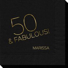 50 & Fabulous Napkins