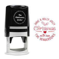 Holly Jolly Self Inking Stamp