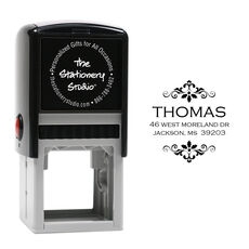 Ornamental Holly Self Inking Stamp
