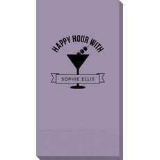 Happy Hour Martini Guest Towels
